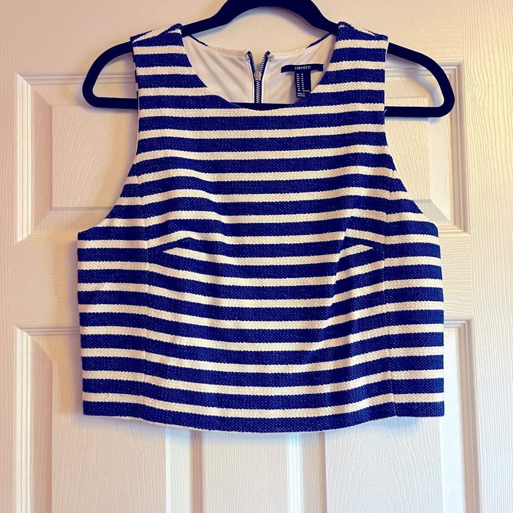 Cropped, Striped Tank
